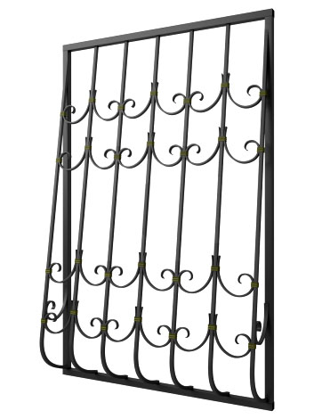 Кованая решетка №234