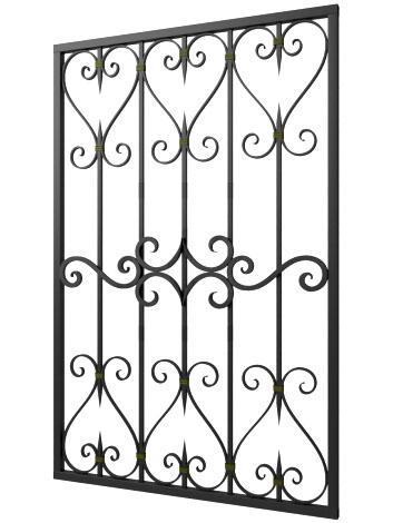 Кованая решетка №124