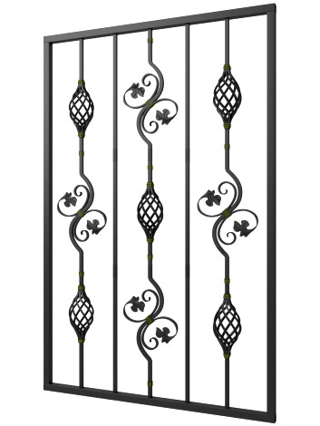 Кованая решетка №135