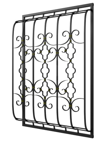 Кованая решетка №244