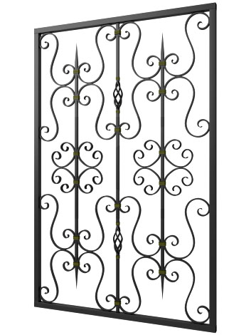 Кованая решетка №293