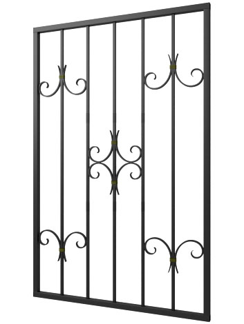 Кованая решетка №188