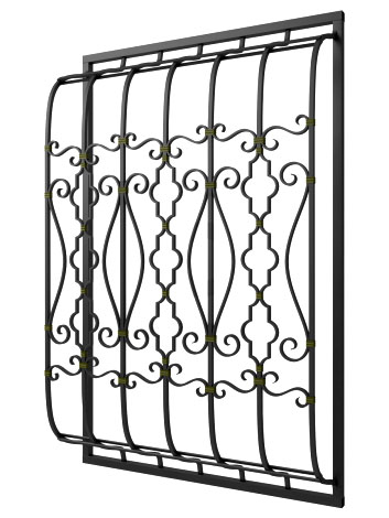 Кованая решетка №114