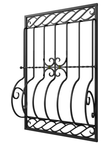 Кованая решетка №117