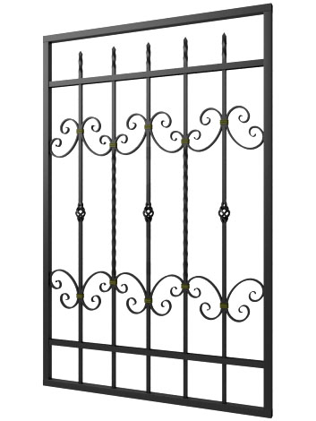 Кованая решетка №131