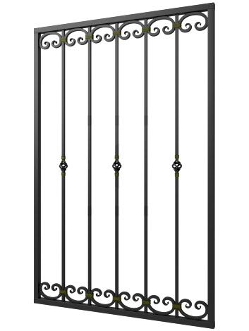 Кованая решетка №196