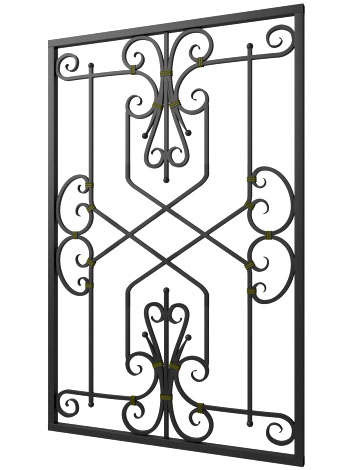 Кованая решетка №310