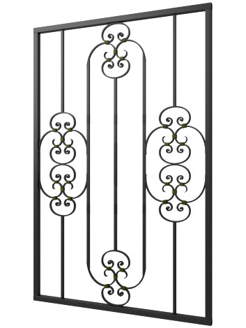 Кованая решетка №272