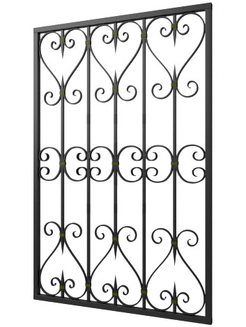 Кованая решетка №185