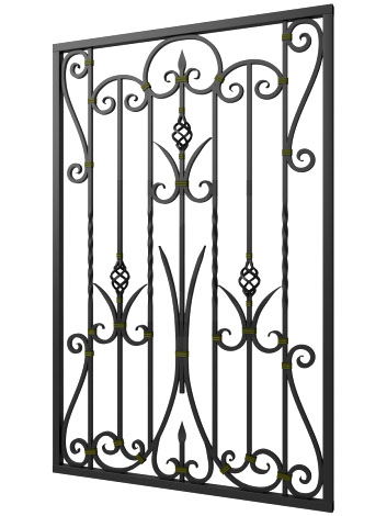 Кованая решетка №156