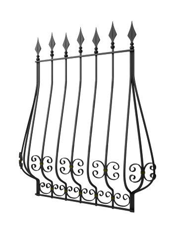 Кованая решетка №224