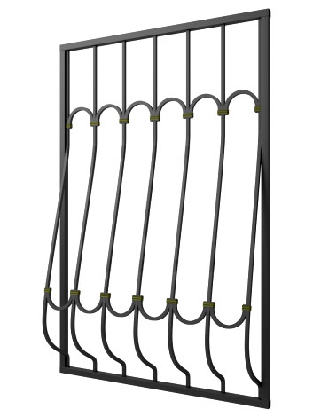 Кованая решетка №279