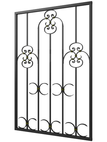 Кованая решетка №127