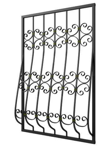 Кованая решетка №247