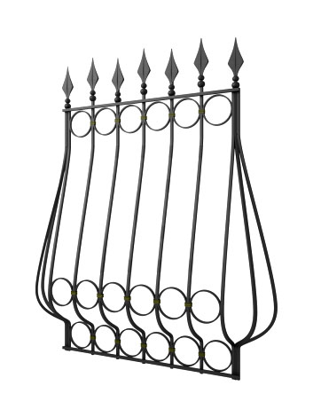 Кованая решетка №116