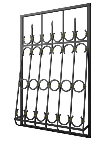 Кованая решетка №201