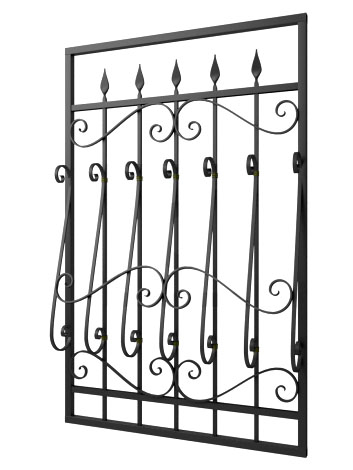 Кованая решетка №161