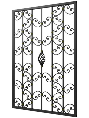 Кованая решетка №122