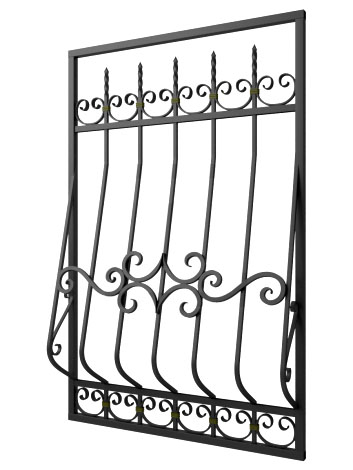 Кованая решетка №209