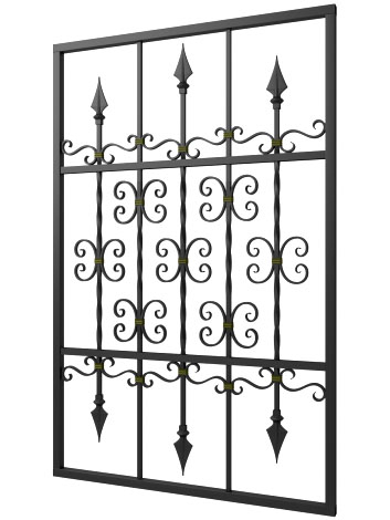 Кованая решетка №168