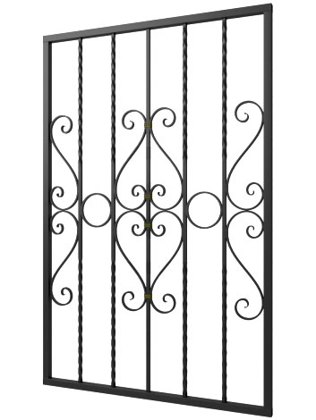 Кованая решетка №221