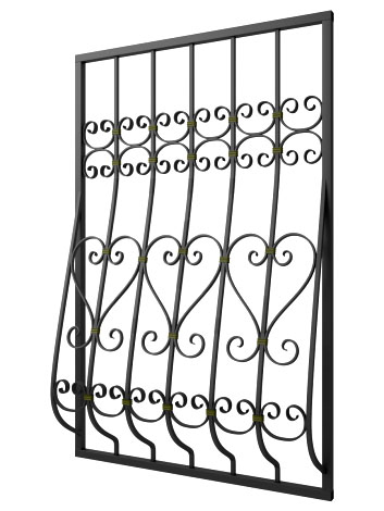 Кованая решетка №200