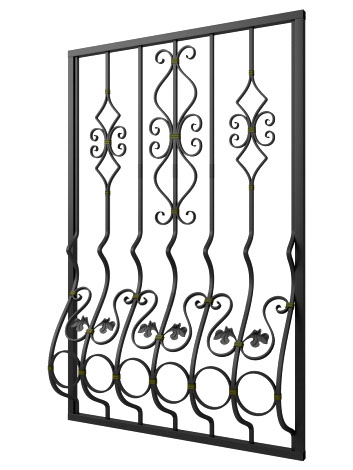 Кованая решетка №206