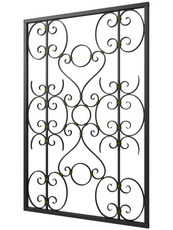 Кованая решетка №198