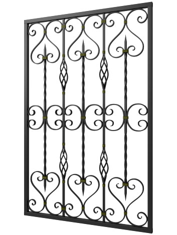Кованая решетка №174