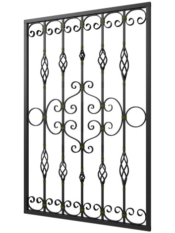 Кованая решетка №225
