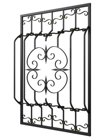 Кованая решетка №217