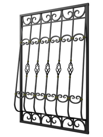 Кованая решетка №275