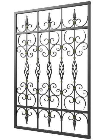 Кованая решетка №141