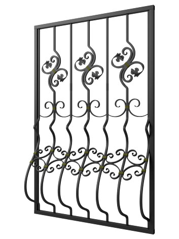 Кованая решетка №159