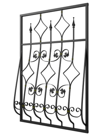 Кованая решетка №151