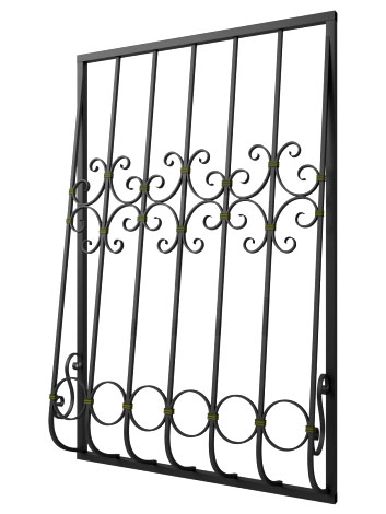 Кованая решетка №308