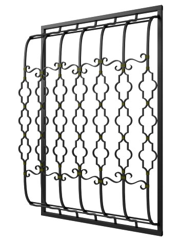 Кованая решетка №152