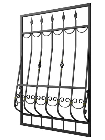Кованая решетка №227