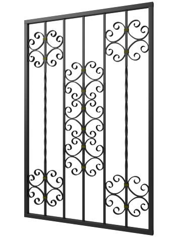 Кованая решетка №286