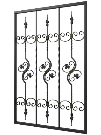 Кованая решетка №132