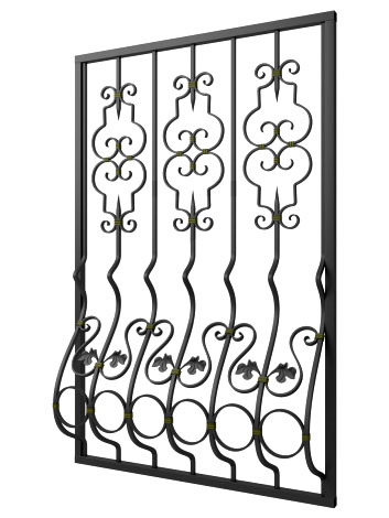 Кованая решетка №219