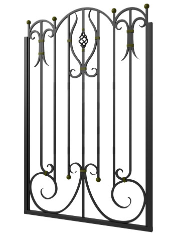 Кованая решетка №184