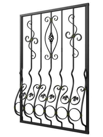 Кованая решетка №309