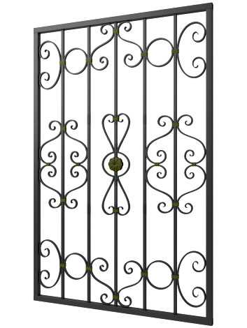 Кованая решетка №292