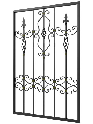 Кованая решетка №266