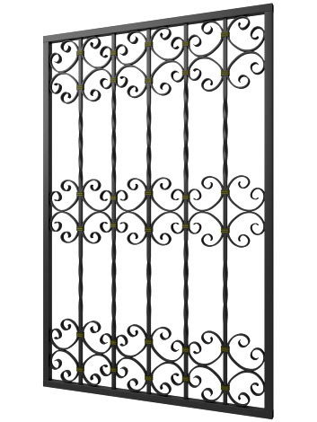 Кованая решетка №245