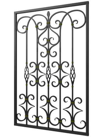 Кованая решетка №169