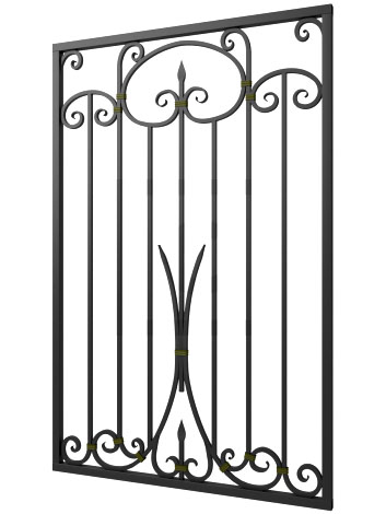 Кованая решетка №103