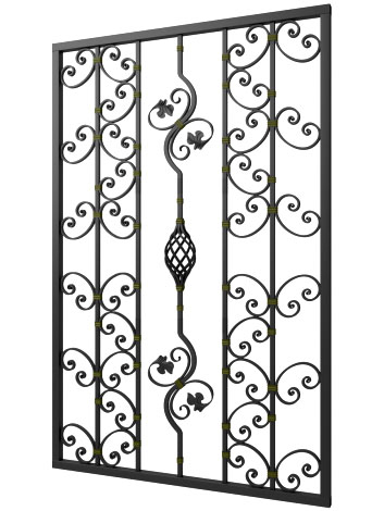 Кованая решетка №261