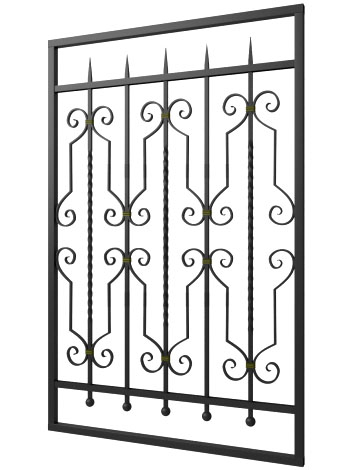 Кованая решетка №101